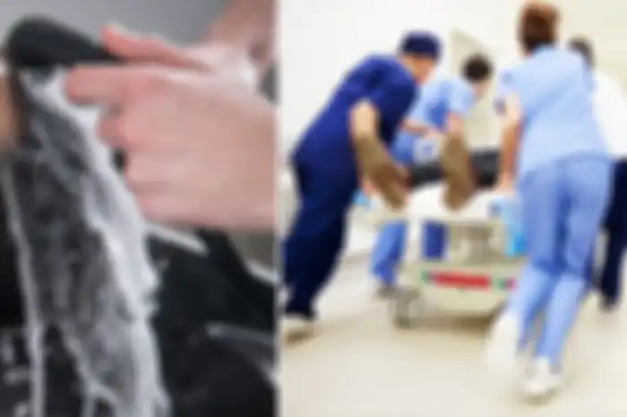 'Saya merasakan seluruh sisi tubuh saya mati rasa dan sambil menunggu ambulan, mata saya mulai berputar-putar membuat saya mual.'