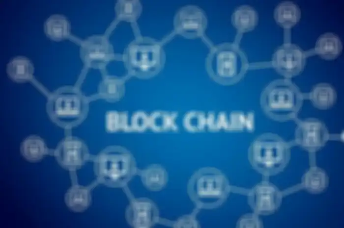 ilustrasi blockchain