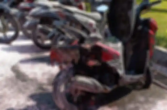 Yamaha Soul GT terbakar.