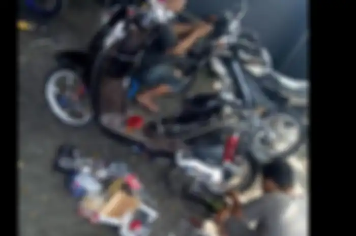 Honda Scoopy milik pelaku maling aksesoris motor