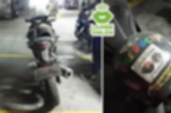 Motor Yamaha R15 misterius di parkiran Detos
