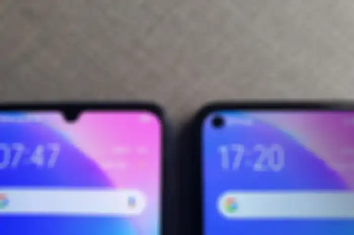 Tampilan kamera depan Vivo S1 dan Vivo Z1 Pro