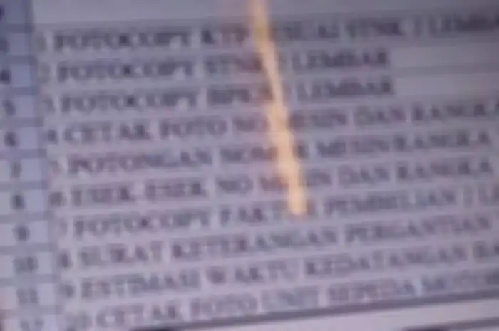 Syarat-syarat pergantian nomer mesin atau rangka motor Honda