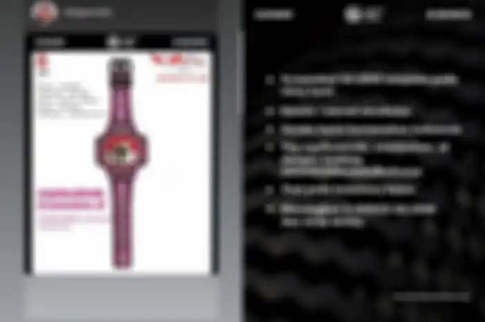 Screenshot lomba desain dari Casio 