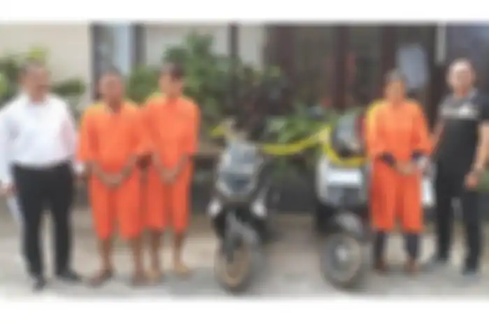 Sekeluarga pencuri ATM di Bali ditangkap dengan motor Yamaha NMAX