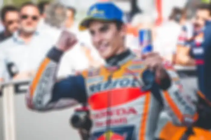 Marc Marquez selalu bersama minuman Redbull