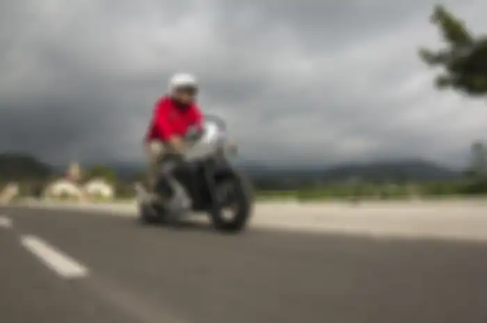 Honda PCX berkonsep caferacer ubahan dari Fiqhi, peserta Honda Dream Ride Project 2019 dijajal di jalanan Gunung Lawu, Karanganyar, Jawa Tengah