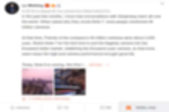 Konfirmasi Liu Weibing, Manajer Umum Redmi