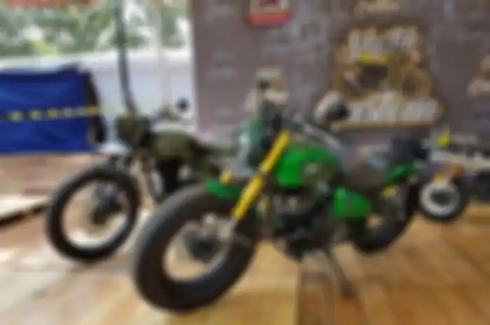 Motor custom milik Presiden Jokowi ada di Otobursa Tumplek Blek 2019.