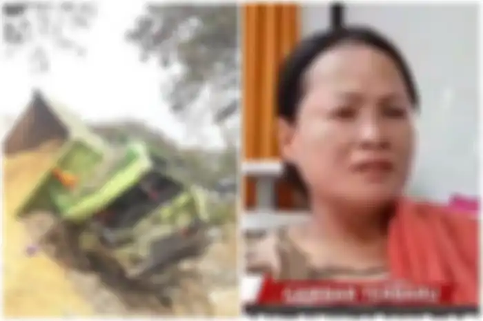 Mani, korban kecelakaan tol Cipularang selamat setelah nekat manjat atap mobil.