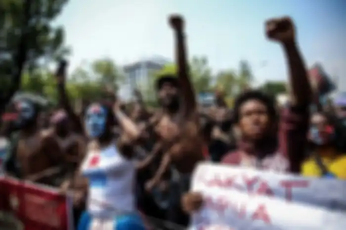 Sejumlah mahasiswa Papua di Jakarta