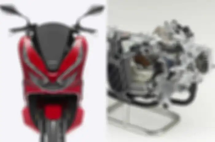 Honda PCX di Eropa memakai mesin 125 cc