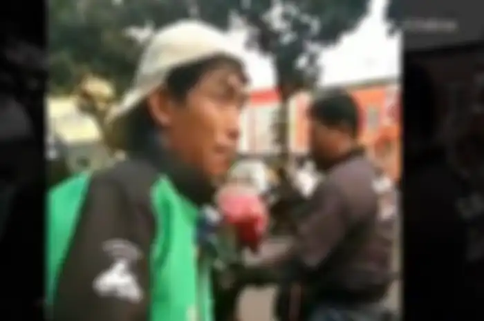 Sidik, driver ojek online yang kehilangan motor saat mengambil orderan