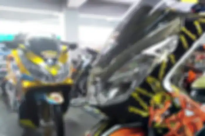 Peserta Honda PCX Thailook di kontes Universitas Muhammadiyah Tangerang
