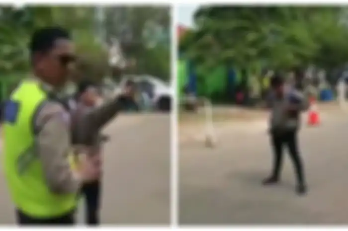 Viral Video Pemuda Keluarkan Jurus Silat Saat akan Ditilang Polisi