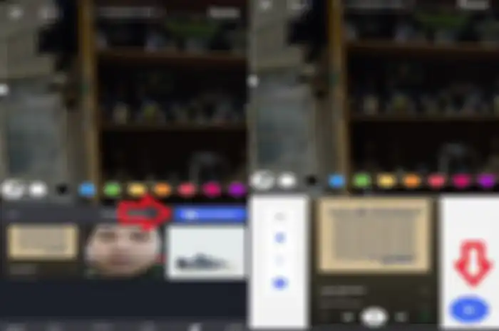 Klik bacaan create, jika sudah memilih foto, lalu klik kirim