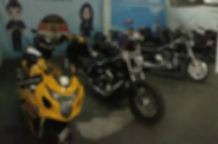 Motor-motor gede yang dilelang kantor Wilayah Direktorat Jendreal Bea dan Cukai Jawa Barat