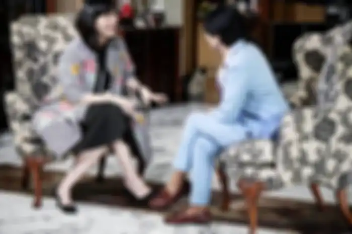 Ruang tamu Veronica Tan