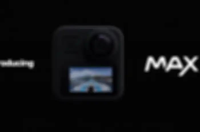GoPro Max, kamera aksi dengan kemampuan merekam video 360 derajat.
