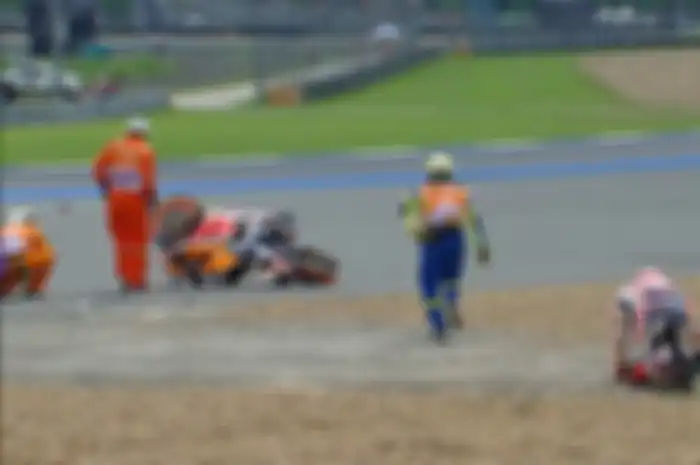 Marc Marquez crash di tikungan ke-7 saat FP1 MotoGP Thailand 2019
