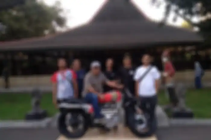Triumph T140 Bonnevile 750 menjadi Syle Flat Track lucky draw kustomfest 2019