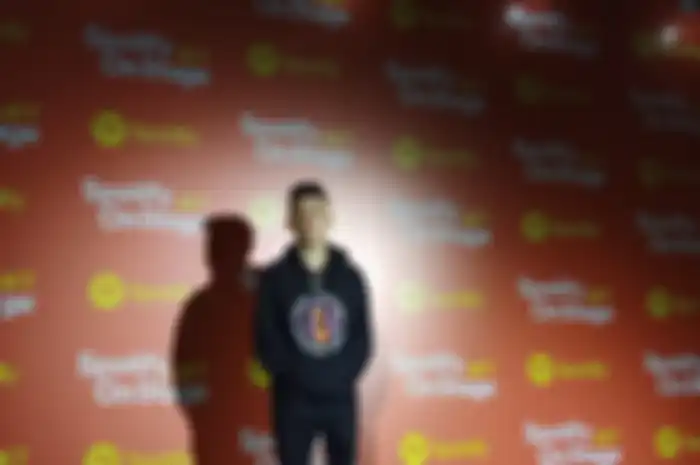 Rich Brian saat ditemui media di Grand Mercure Hotel (4/10)