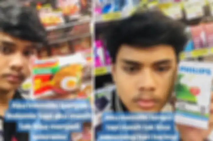 Quote galau dari barang di supermarket.