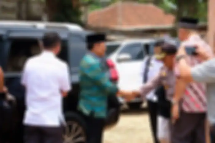 Menkopolhukam Wiranto saat melakukan kunjungan kerja ke Pandeglang, Banten.