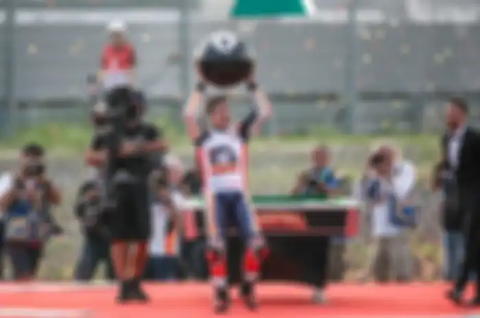 Marc Marquez mengoleksi 8 titel juara dunia, seluruh kategori, di MotoGP Thailand 2019 lalu