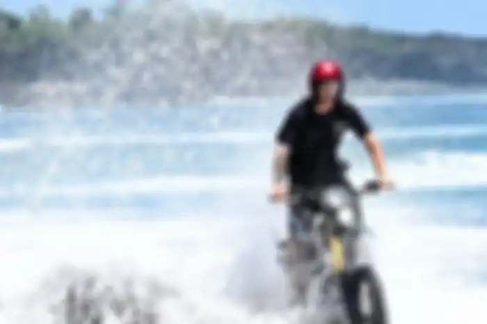 Fabio Quartararo asyik liburan di Bali.
