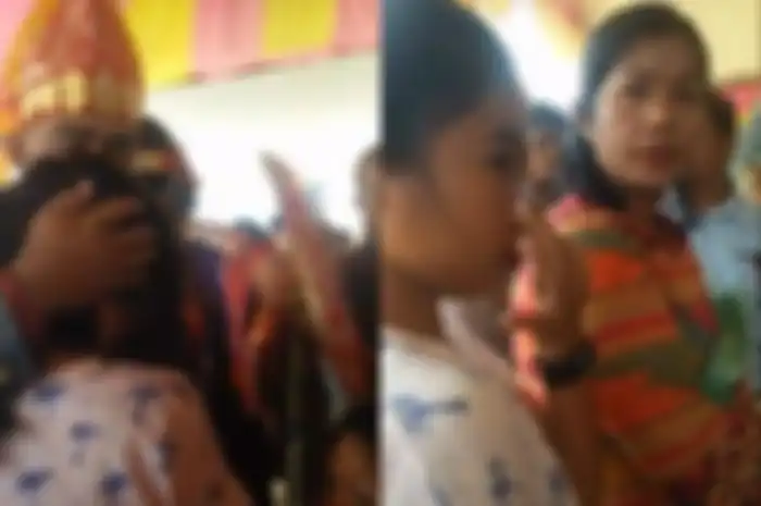Diam-diam Dinikahkan Mertua dengan Wanita Lain, Pria Ini Dilabrak Habis-habisan oleh Istri dan Anak di Pesta Pernikahannya