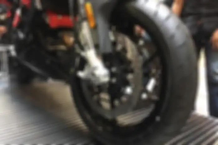 Pelek Aprilia Shiver 900 terbaru bobotnya lebih ringan