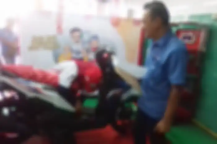 Proses penilaian di  Astra Honda Skill Contest (AHSC) for Vacational School