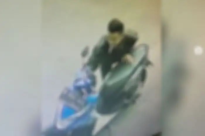 Ilustrasi Honda BeAT sedang dicuri maling