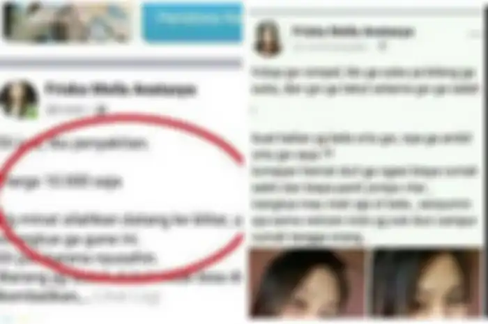 Postingan Facebook Friska