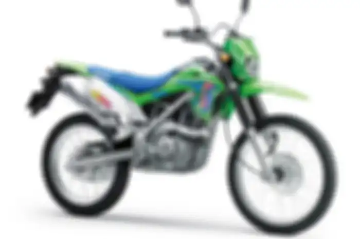 Pilihan warna baru KLX150L mirip motor trail jadul Kawasaki