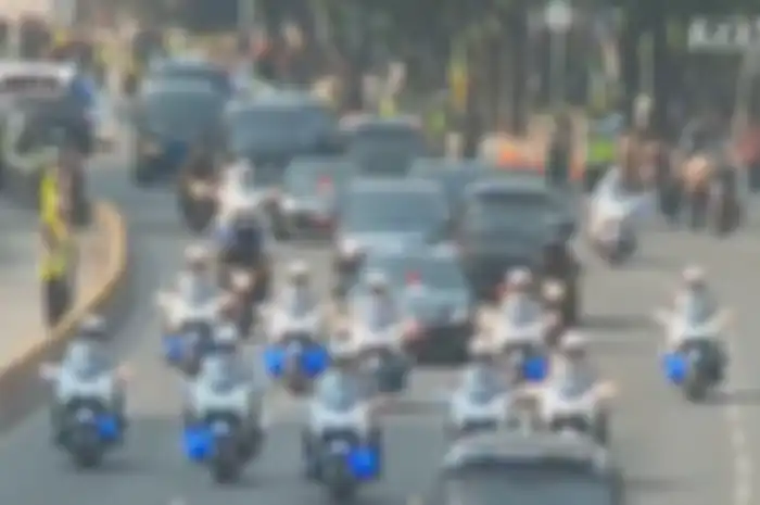 Deretan Honda Gold Wing yang diketahui Motorplus-online saat pelantikan Presiden Jokowi