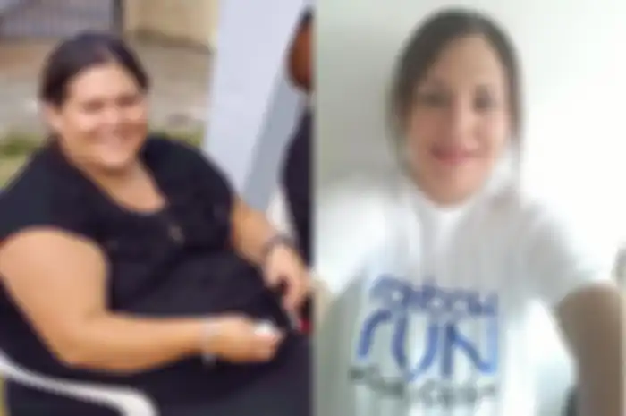 Tetapi setelah dihadapkan dengan kebenaran tentang berat badannya, Samantha kehilangan 57 kg yang menakjubkan.