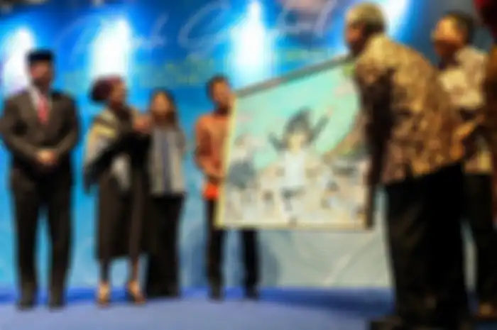 Edhy Prabowo dan Susi Pudjiastuti saat acara pisah sambut Kementerian Kelautan dan Perikanan di Jakarta, Rabu (23/10/2019). Presiden Joko Widodo melantik Edhy Prabowo sebagai Menteri Kelautan dan Perikanan di Istana Negara pada Rabu (23/10/2019) Pagi.