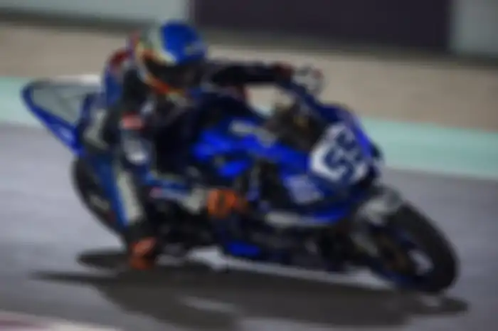 Ilustrasi. Galang Hendra Pratama (Semakin Di Depan Biblion Motoxracing) menempati posisi start 5 di nigth race WSSP300 Qatar malam ini, (26/10/2019)