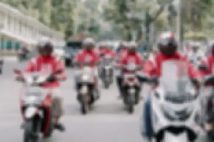 Konvoi driver aplikasi Bonceng