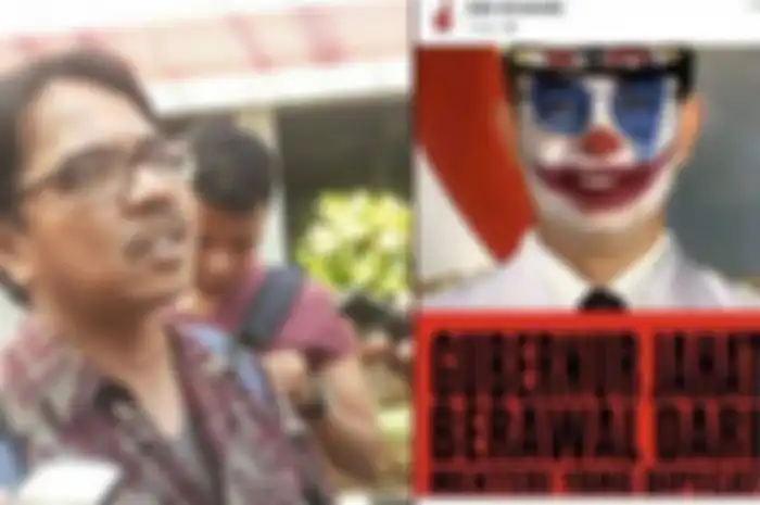 Ade Armando dilaporkan karena pajang foto Anies Baswedan yang diubah mirip Joker.