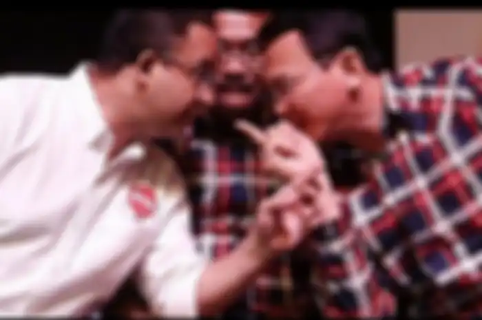 Anies Baswedan dan Basuki Tjahaja Purnama (Ahok)
