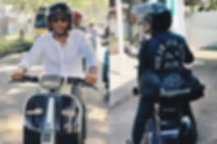Afridza Munandar pembalap Indonesia yang meninggal di ATC 2019 dikenal doyan naik Vespa klasik