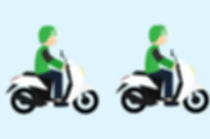 Ilustrasi ojek online.