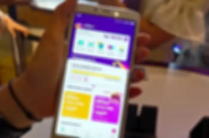 tampilan aplikasi AxisNet, dimana fitur Lock Button bisa diaktifkan