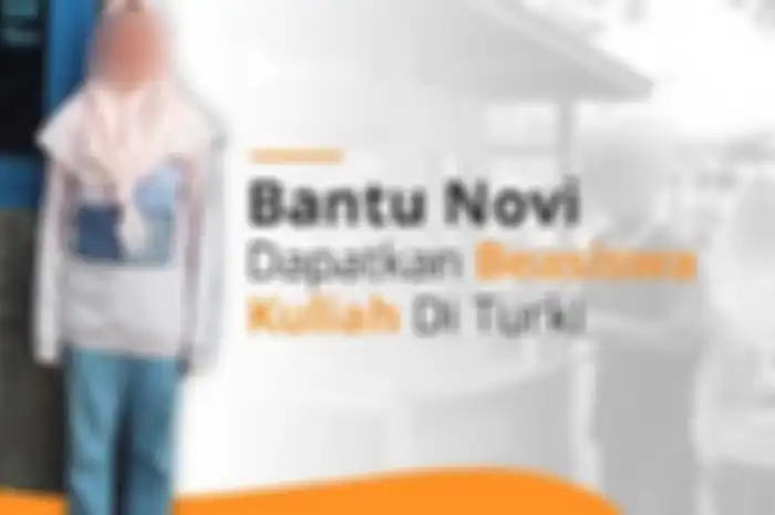 Laman penggalangan dana untuk Novi