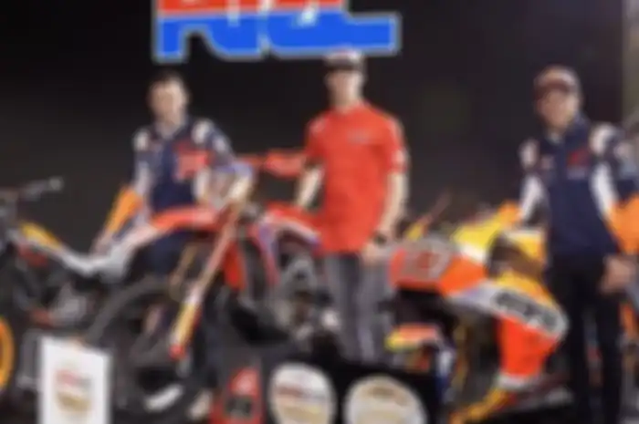 Pembalap Honda Racing Corporation: Marc Marquez, Tim Gajser, dan Toni Bou