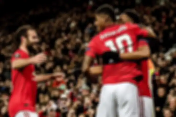 Manchester United saat menjungkalkan Partizan Belgrade 3-0 di Old Trafford, Kamis (7/11/2019).