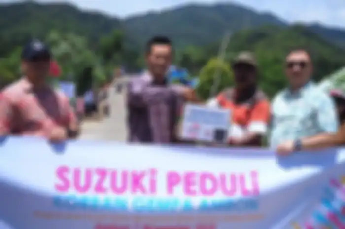Bantuan Suzuki korban gempa di Maluku 